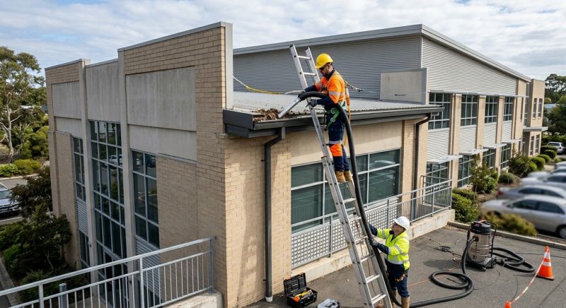 Commercial Gutter Maintenance in Roseville, CA